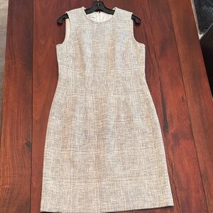 Lafayette 148 New York Black and White Midi Dress